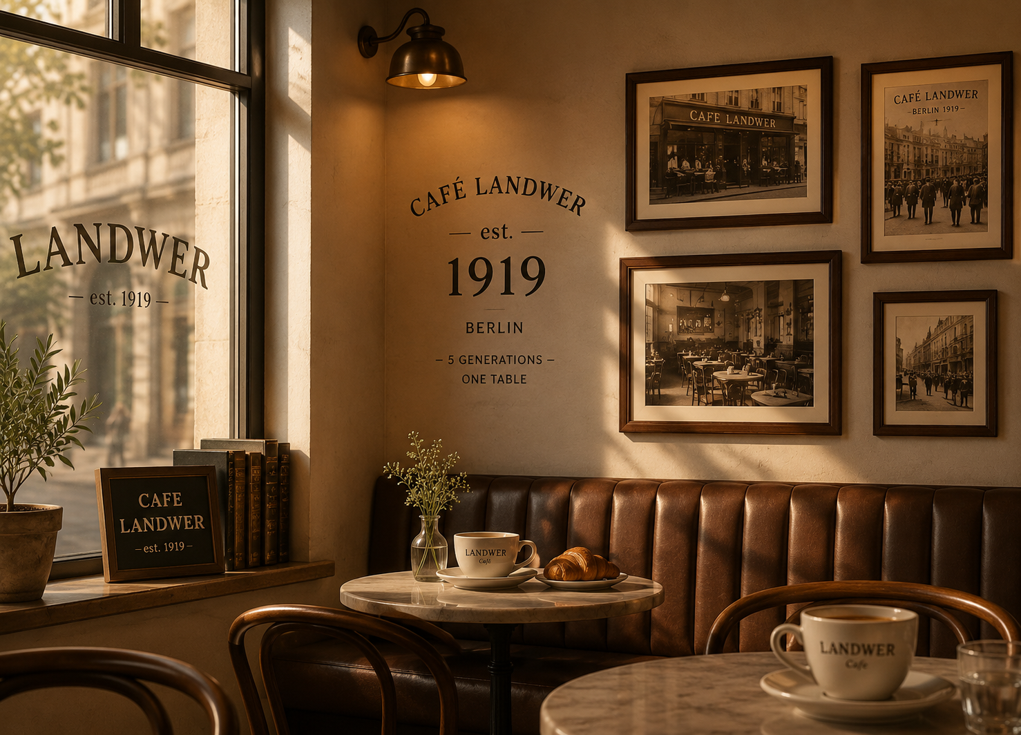 Cafe Landwer heritage-inspired café interior