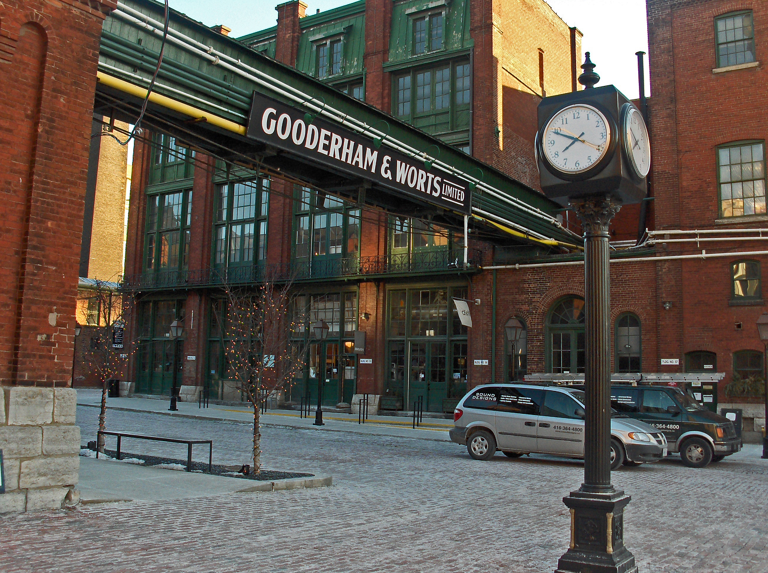 Distillery District, Toronto, the lanes around Madrina